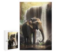 1000 PCS Rompecabezas para Adultos Jungle Elephant Majesty -1 Rompecabezas para Adultos Juguete Decoración De Pared Mejora Los Recuerdos Regalos para Amigos Y Familiares 1000 PCS