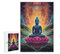 1000 PCS Rompecabezas para Adultos Lotus Serenity A Spiritual Journey Rompecabezas Juguetes Antiestrés Regalos para Mujeres Difíciles Y Desafiantes 1000 PCS