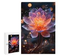 1000 PCS Rompecabezas para Adultos Magic Lotus Flower Rompecabezas para Adultos Juegos Divertidos Alivia El Estrés Desafiante De Completar 1000 PCS