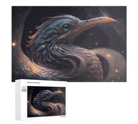 1000 PCS Rompecabezas para Adultos Magical Feathered Beast in Dark Forest Rompecabezas Juguetes Antiestrés Regalos para Mujeres Difíciles Y Desafiantes 1000 PCS
