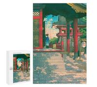 1000 PCS Rompecabezas para Adultos Meguro Fudo Temple Rompecabezas para Adultos Juguete Decoración De Pared Decoración del Hogar 1000 PCS