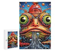 1000 PCS Rompecabezas para Adultos Melting Frog Fantasy Rompecabezas para Adultos Juguetes Antiestrés Decoración del Hogar Cumpleaños Y Navidad 1000 PCS