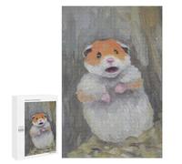 1000 PCS Rompecabezas para Adultos Meme Hamster Art Animal Rompecabezas para Adultos Juguete Decoración De Pared Decoración del Hogar 1000 PCS