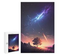 1000 PCS Rompecabezas para Adultos Meteor Showers Landscape Rompecabezas para Adultos Juegos Divertidos Alivia El Estrés Desafiante De Completar 1000 PCS