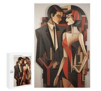 1000 PCS Rompecabezas para Adultos Modern Couple Cubism Style Rompecabezas para Adultos Juguete Decoración De Pared Arte De Pared Desafiante De Completar 1000 PCS