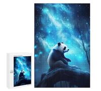 1000 PCS Rompecabezas para Adultos Neon Panda Nebulae Rompecabezas para Adultos Juego De Ingenio Pero Divertidos Y Regalos Humorísticos para Amigos Y Familiares 1000 PCS