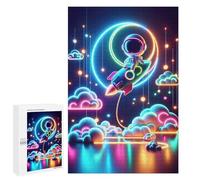 1000 PCS Rompecabezas para Adultos Neon SAPCE Juego Familiar De Rompecabezas Análisis Y Lógica Interacción Entre Padres E Hijos 1000 PCS
