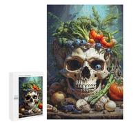 1000 PCS Rompecabezas para Adultos Nightshade Skull Classic Rompecabezas para Adultos Juguete Decoración De Pared Mejora Los Recuerdos Regalos para Amigos Y Familiares 1000 PCS