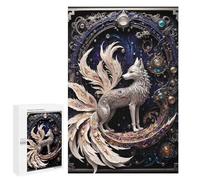 1000 PCS Rompecabezas para Adultos Nine Tailed Fox Rompecabezas para Adultos Juego De Ingenio Pero Divertidos Y Regalos Humorísticos para Amigos Y Familiares 1000 PCS