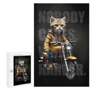 1000 PCS Rompecabezas para Adultos Nobody Cares Work Harder Rompecabezas para Adultos Juego De Ingenio Pero Divertidos Y Regalos Humorísticos para Amigos Y Familiares 1000 PCS