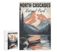 1000 PCS Rompecabezas para Adultos North Cascades National Park Rompecabezas para Adultos Juego De Ingenio Pero Divertido Y Humorístico Actividades Divertidas En Casa, 1000 PCS
