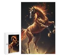 1000 PCS Rompecabezas para Adultos Paint Horse Rompecabezas para Adultos Juguete Decoración De Pared Decoración del Hogar 1000 PCS