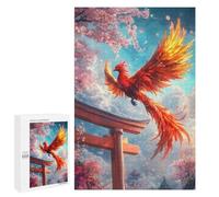 1000 PCS Rompecabezas para Adultos Phoenixs Torii Gate Rompecabezas para Adultos Juegos Relajantes Corte De Precisión Cumpleaños Y Navidad 1000 PCS