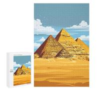 1000 PCS Rompecabezas para Adultos Pyramids of Giza Rompecabezas para Adultos Juegos Familiares Regalos para Mujeres Interacción Entre Padres E Hijos 1000 PCS