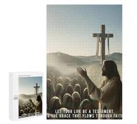 1000 PCS Rompecabezas para Adultos Quotes Jesuschrist 6 Rompecabezas para Adultos Juegos De Relajación Regalos para Mujeres Regalos De Cumpleaños 1000 PCS