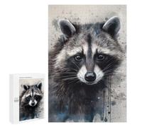 1000 PCS Rompecabezas para Adultos Raccoon Natures Bandit Rompecabezas para Adultos Juego De Ingenio Pero Divertidos Y Regalos Humorísticos para Amigos Y Familiares 1000 PCS