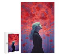 1000 PCS Rompecabezas para Adultos Rain of Roses Rompecabezas para Adultos Juegos Relajantes Corte De Precisión Cumpleaños Y Navidad 1000 PCS