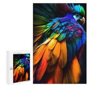 1000 PCS Rompecabezas para Adultos Rainbow Macaw Portrait Juego Familiar De Rompecabezas Análisis Y Lógica Interacción Entre Padres E Hijos 1000 PCS