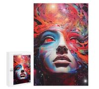 1000 PCS Rompecabezas para Adultos Red Eye Galaxy Girl Rompecabezas para Adultos Juguetes Antiestrés Una Obra De Arte Difícil Y Desafiante 1000 PCS