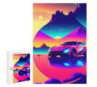 1000 PCS Rompecabezas para Adultos Retro Car 18 Rompecabezas para Adultos Juguetes Antiestrés Una Obra De Arte Difícil Y Desafiante 1000 PCS