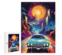 1000 PCS Rompecabezas para Adultos Retro Car Rompecabezas para Adultos Juegos Divertidos Alivia El Estrés Desafiante De Completar 1000 PCS