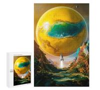 1000 PCS Rompecabezas para Adultos Rocket to A Planet Juego Familiar De Rompecabezas Análisis Y Lógica Interacción Entre Padres E Hijos 1000 PCS