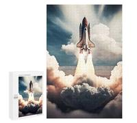 1000 PCS Rompecabezas para Adultos Rocket to The Moon Rompecabezas para Adultos Juegos Relajantes Corte De Precisión Cumpleaños Y Navidad 1000 PCS