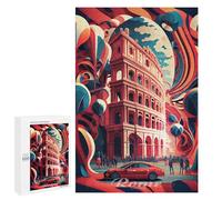 1000 PCS Rompecabezas para Adultos ROM Colosseum 2 Rompecabezas para Adultos Juego De Ingenio Pero Divertidos Y Regalos Humorísticos para Amigos Y Familiares 1000 PCS