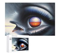 1000 PCS Rompecabezas para Adultos Rompecabezas Eye of The Storm Surreal Vision Rompecabezas Juegos Relajantes Una Obra De Arte Cumpleaños 1000 PCS