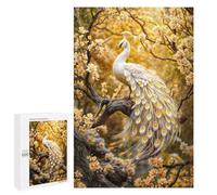 1000 PCS Rompecabezas para Adultos Rompecabezas Majestic Peacock in Bloom Rompecabezas para Adultos Juguetes Antiestrés Juego Difícil Y Desafiante Regalos 1000 PCS