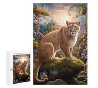 1000 PCS Rompecabezas para Adultos Rompecabezas Mystical Mountain Lion Rompecabezas para Adultos Juguetes Antiestrés Juego Difícil Y Desafiante Regalos 1000 PCS