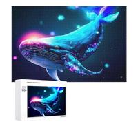 1000 PCS Rompecabezas para Adultos Rompecabezas Whale of A Cosmic Adventure Rompecabezas Juegos Relajantes Una Obra De Arte Cumpleaños 1000 PCS