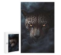 1000 PCS Rompecabezas para Adultos Rompecabezas Wild Jaguar Halloween Rompecabezas para Adultos Juguetes Antiestrés Juego Difícil Y Desafiante Regalos 1000 PCS