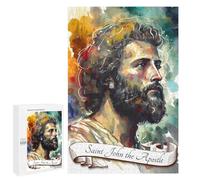 1000 PCS Rompecabezas para Adultos Saint John The Apostle Rompecabezas para Adultos Juego De Ingenio Pero Divertidos Y Regalos Humorísticos para Amigos Y Familiares 1000 PCS