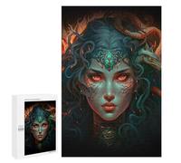 1000 PCS Rompecabezas para Adultos Serpent Enigma Portrait Rompecabezas para Adultos Juegos De Relajación Regalos para Mujeres Regalos De Cumpleaños 1000 PCS