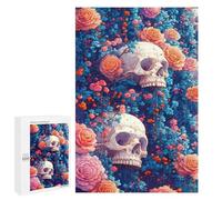 1000 PCS Rompecabezas para Adultos Skulls & Roses Rompecabezas para Adultos Juguete Decoración De Pared Decoración del Hogar 1000 PCS
