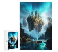 1000 PCS Rompecabezas para Adultos Skyward Isle of The Ancient Lights Rompecabezas para Adolescentes Regalo De Cumpleaños Ayuda A Ejercitar El Cerebro Juego Desafiante Regalos 1000 PCS