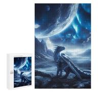 1000 PCS Rompecabezas para Adultos Space Dragon and Planets Rompecabezas para Adultos Juegos Relajantes Corte De Precisión Cumpleaños Y Navidad 1000 PCS