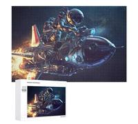 1000 PCS Rompecabezas para Adultos Space Motorcycle Adventure in Outer Space Rompecabezas para Adultos Juguetes Antiestrés Decoración del Hogar Cumpleaños Y Navidad 1000 PCS