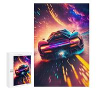 1000 PCS Rompecabezas para Adultos Space Race Car Rompecabezas para Adultos Juguete Decoración De Pared Mejora Los Recuerdos Regalos para Amigos Y Familiares 1000 PCS