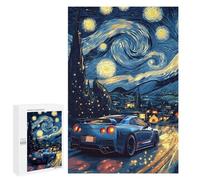 1000 PCS Rompecabezas para Adultos Starry Night R35 Rompecabezas para Adultos Juego De Ingenio Pero Divertidos Y Regalos Humorísticos para Amigos Y Familiares 1000 PCS