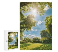 1000 PCS Rompecabezas para Adultos Sunlight Through The Trees Rompecabezas para Adultos Juguete Decoración De Pared Mejora Los Recuerdos Regalos para Amigos Y Familiares 1000 PCS