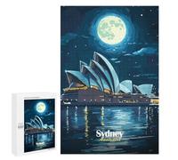 1000 PCS Rompecabezas para Adultos Sydney Opera House Night Rompecabezas para Adultos Juegos De Relajación Carrera De Velocidad De Manos 1000 PCS