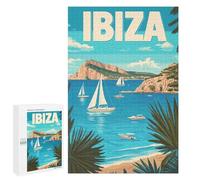 1000 PCS Rompecabezas para Adultos The Beauty of Ibiza Rompecabezas para Adultos Juguete Decoración De Pared Arte De Pared Desafiante De Completar 1000 PCS