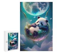 1000 PCS Rompecabezas para Adultos The Enchanted Panda Rompecabezas para Adultos Juego De Ingenio Pero Divertidos Y Regalos Humorísticos para Amigos Y Familiares 1000 PCS