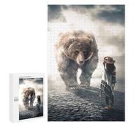 1000 PCS Rompecabezas para Adultos The Giant Bear Rompecabezas para Adultos Juguetes Antiestrés Una Obra De Arte Difícil Y Desafiante 1000 PCS