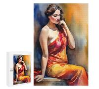 1000 PCS Rompecabezas para Adultos The Odalisque Portrait Rompecabezas para Adultos Juego De Ingenio Pero Divertidos Y Regalos Humorísticos para Amigos Y Familiares 1000 PCS