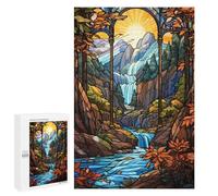 1000 PCS Rompecabezas para Adultos The River Source Rompecabezas para Adultos Juguete Decoración De Pared Mejora Los Recuerdos Regalos para Amigos Y Familiares 1000 PCS