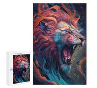 1000 PCS Rompecabezas para Adultos The Roaring Lion Rompecabezas para Adultos Juego De Ingenio Pero Divertidos Y Regalos Humorísticos para Amigos Y Familiares 1000 PCS
