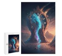 1000 PCS Rompecabezas para Adultos Time Portal in The Desert Rompecabezas para Adultos Juegos Relajantes Corte De Precisión Cumpleaños Y Navidad 1000 PCS
